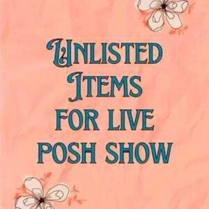 Unlisted items live show